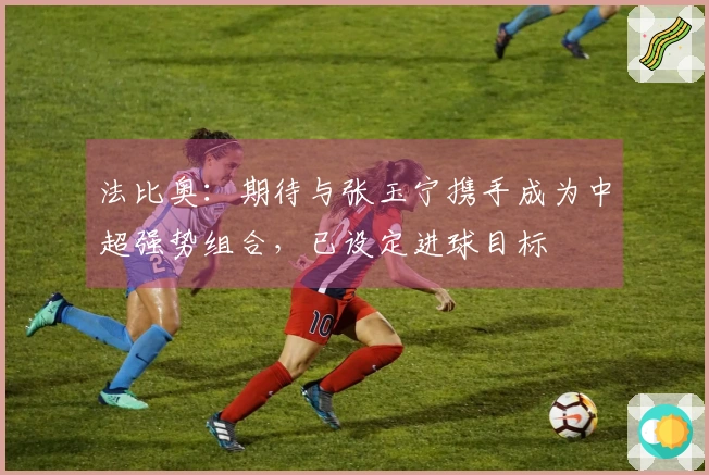 法比奥：期待与张玉宁携手成为中超强势组合，已设定进球目标
